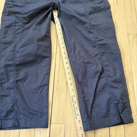 Eddie Bauer Womens Laid Back Twill Jogger Pants Dusty Indigo Size 16 - Picture 6 of 6